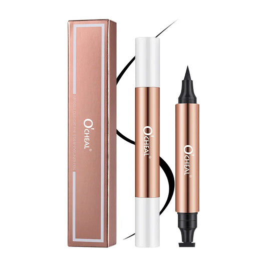O'CHEAL Dual-Head Eyeliner Stamp Pen – Waterproof, Fast-Drying