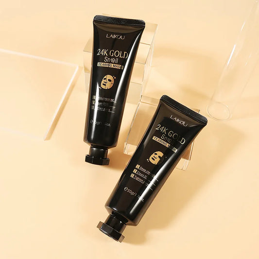 LAIKOU 24K Gold Sakura Peeling Mask – Blackhead Removal &amp; Brightening