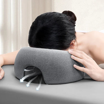 Memory Foam Face-Down Pillow – Ergonomic Prone Resting Headrest