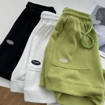 Wide-Leg Drawstring Lounge Pants – Slim Waist Comfort Fit