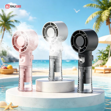 Portable Mini Humidifier Spray Fan – Rechargeable Handheld Mist