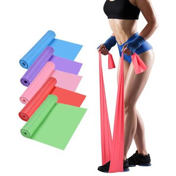 Natural Rubber Resistance Bands – Yoga & Pilates Training Set