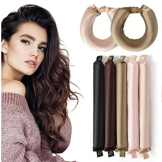 Satin Heatless Hair Curlers – Healthy, Damage-Free Curls Overnight