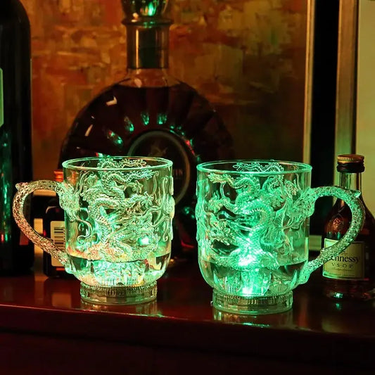 Color-Changing LED Light-Up Mug – Water-Activated Travel Cup