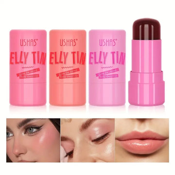 SADOER 3-in-1 Jelly Blush Stick – Blush, Lip Balm &amp; Eyeshadow