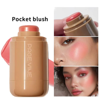 3-in-1 Cheek &amp; Lip Blush Stick – Effortless Natural Color