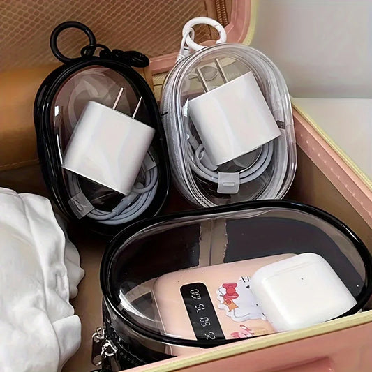 Portable Mini Zipper Storage Bag – Tangle-Free Organization On the Go