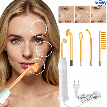 4-in-1 Handheld High-Frequency Facial Wand – Skin Beauty Tool