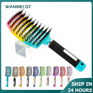 Magic Scalp Massage Detangling Brush – For Wet Curly Hair