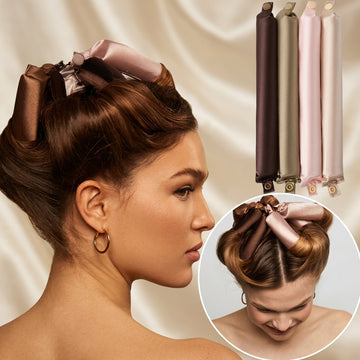 Satin Heatless Hair Curlers – Healthy, Damage-Free Overnight Curls