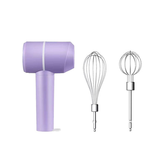 Mini Electric Handheld Whisk – Stainless Steel Egg Beater