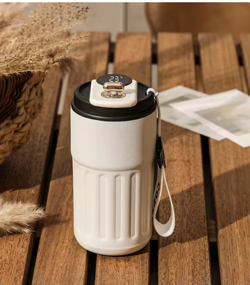 Smart Digital Thermal Coffee Mug – Temperature Display Travel Bottle