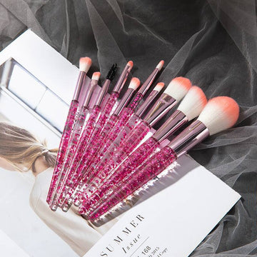 10-Piece Synthetic Makeup Brush Set – Smooth Blending & Precise Control